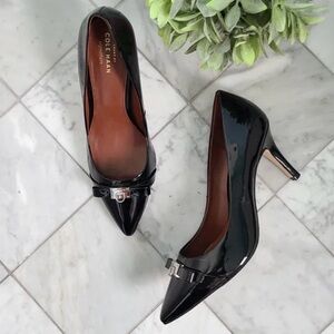 Cole Haan Black Patent Leather Women's Heels